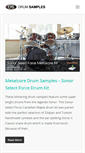 Mobile Screenshot of drumsamples.ca