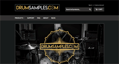 Desktop Screenshot of drumsamples.com
