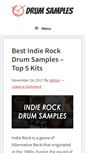 Mobile Screenshot of drumsamples.org