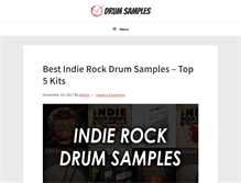 Tablet Screenshot of drumsamples.org